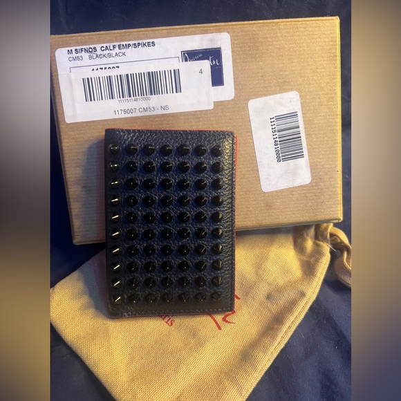 Christian Louboutin Wallet - Calf Leather and Spikes - Picture 5 of 5